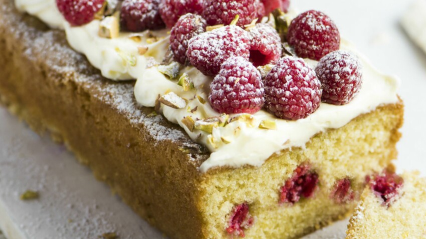 Gateau Framboise Pistache Decouvrez Les Recettes De Cuisine De Femme Actuelle Le Mag