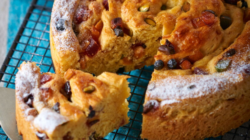 Spirale Briochee Aux Fruits Confits Decouvrez Les Recettes De Cuisine De Femme Actuelle Le Mag