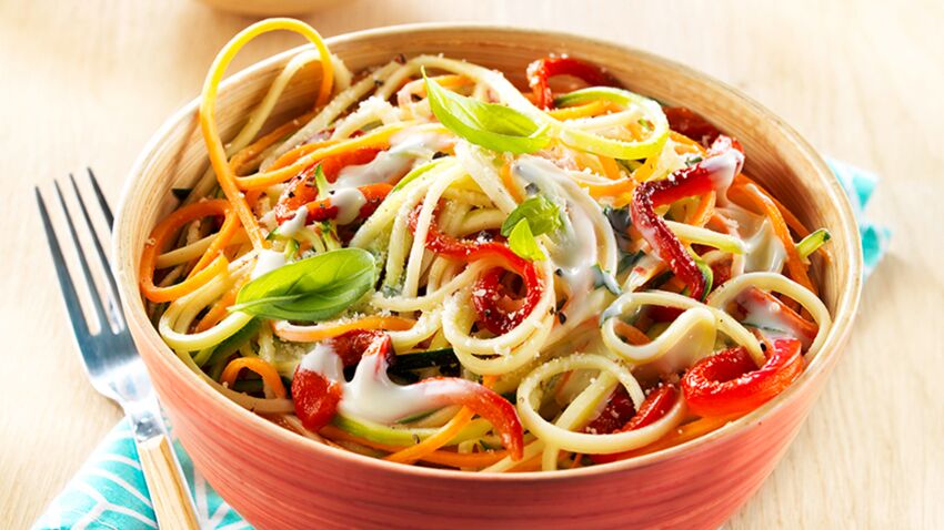 Spaghettis de légumes : nos recettes originales et saines - Cuisine Actuelle