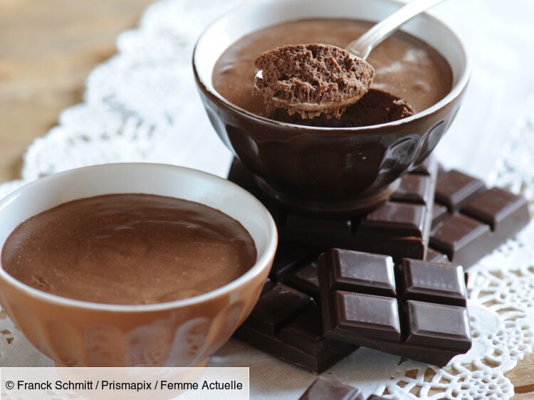 Mousse au chocolat noir rapide rapide : découvrez les recettes de cuisine  de Femme Actuelle Le MAG