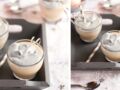 Cappuccino de topinambour, chantilly argentée au sésame noir