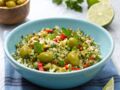 Salade de quinoa aux olives vertes