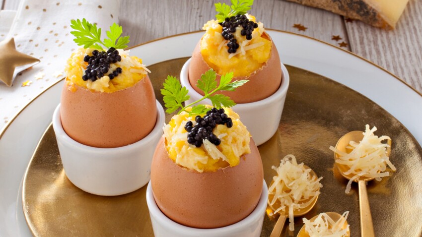 œufs Brouilles Au Caviar Et A L Etivaz Aop Decouvrez Les Recettes De Cuisine De Femme Actuelle Le Mag