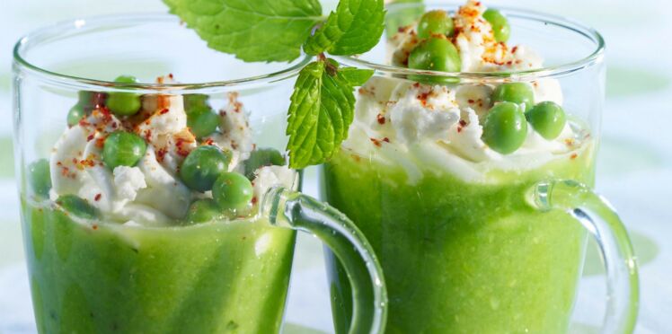 Gaspacho De Petits Pois Menthe Et Feta Decouvrez Les Recettes