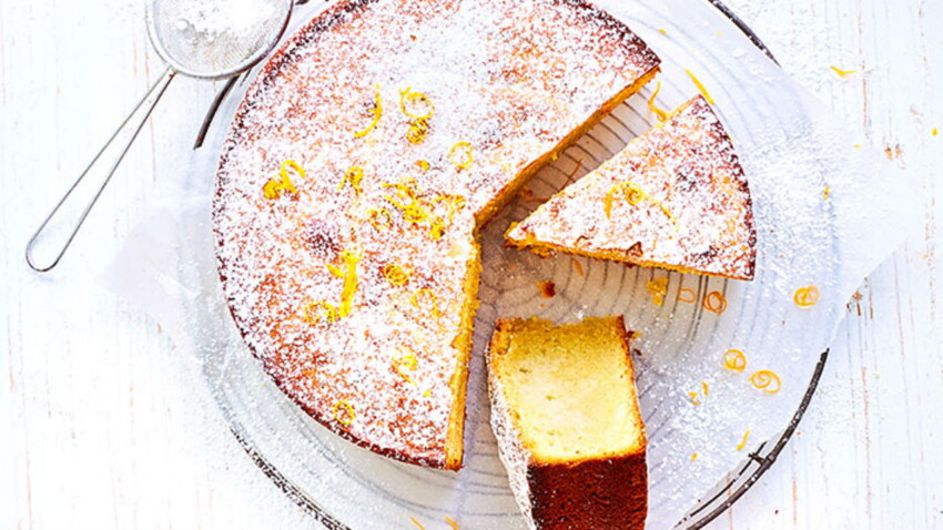 Santiago Le Gateau Aux Amandes Et Au Citron Decouvrez Les Recettes De Cuisine De Femme Actuelle Le Mag
