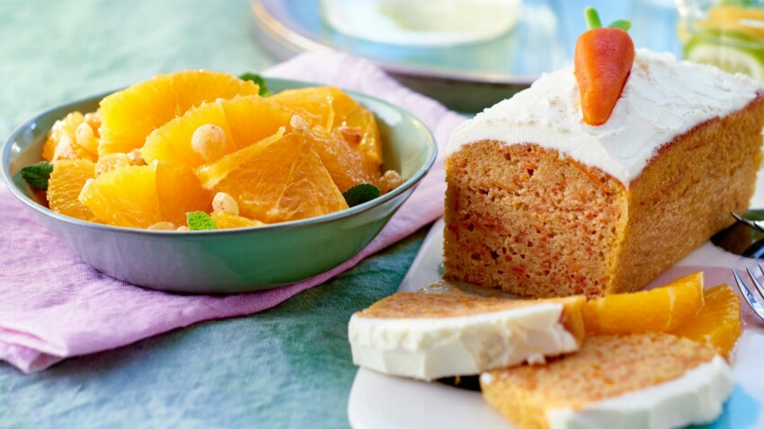 Cake Leger Aux Carottes Et Salade D Orange A La Marocaine Decouvrez Les Recettes De Cuisine De Femme Actuelle Le Mag