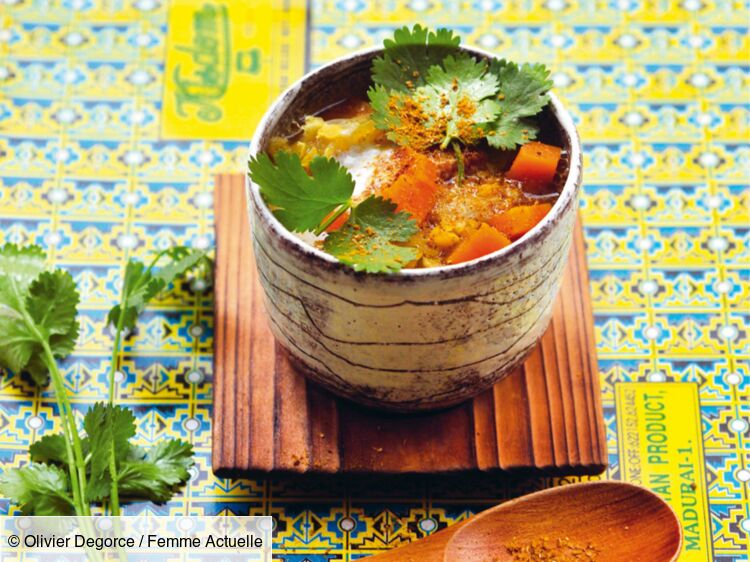 Curry de lentilles corail facile : découvrez les recettes de Cuisine  Actuelle