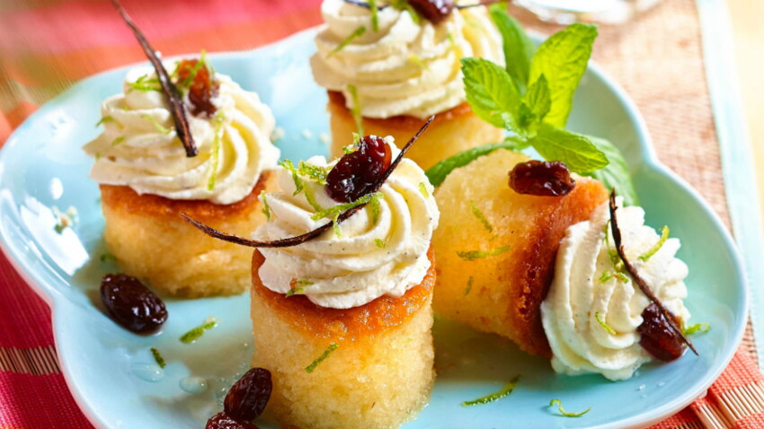 Petits Quatre Quarts Facon Babas Saveur Mojito Decouvrez Les Recettes De Cuisine De Femme Actuelle Le Mag