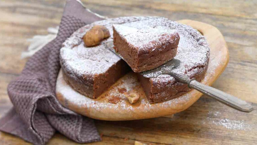 Gateau Fondant Chocolat Chataignes Decouvrez Les Recettes De Cuisine De Femme Actuelle Le Mag