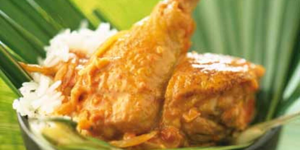 Poulet antillais au lait de coco facile : découvrez les recettes de