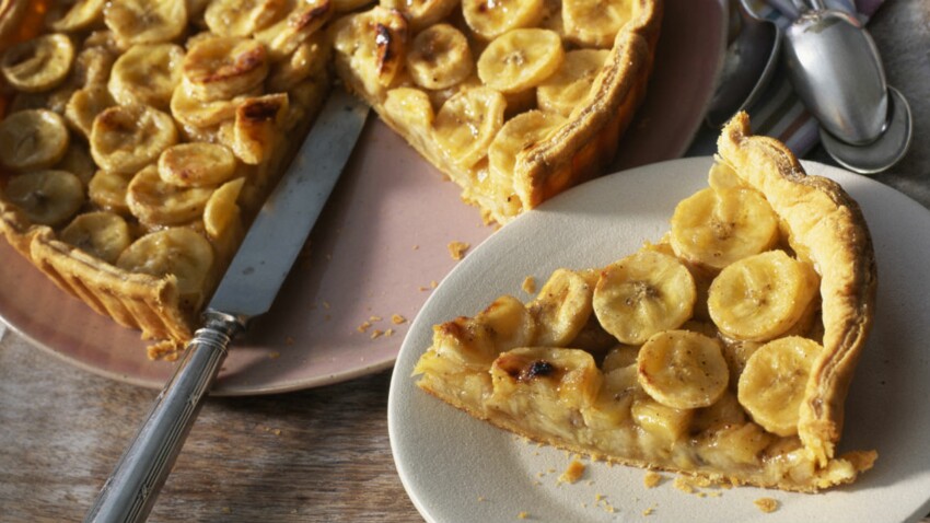 Tarte à La Banane Rapide Découvrez Les Recettes De Cuisine De Femme Actuelle Le Mag