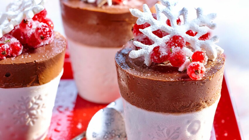 Souffle Glace Au Chocolat Meringue Et Fruits Rouges Decouvrez Les Recettes De Cuisine De Femme Actuelle Le Mag