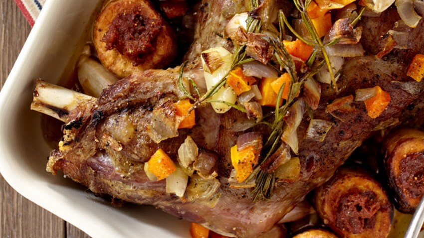 Epaule d'agneau rôtie : découvrez les recettes de cuisine de Femme