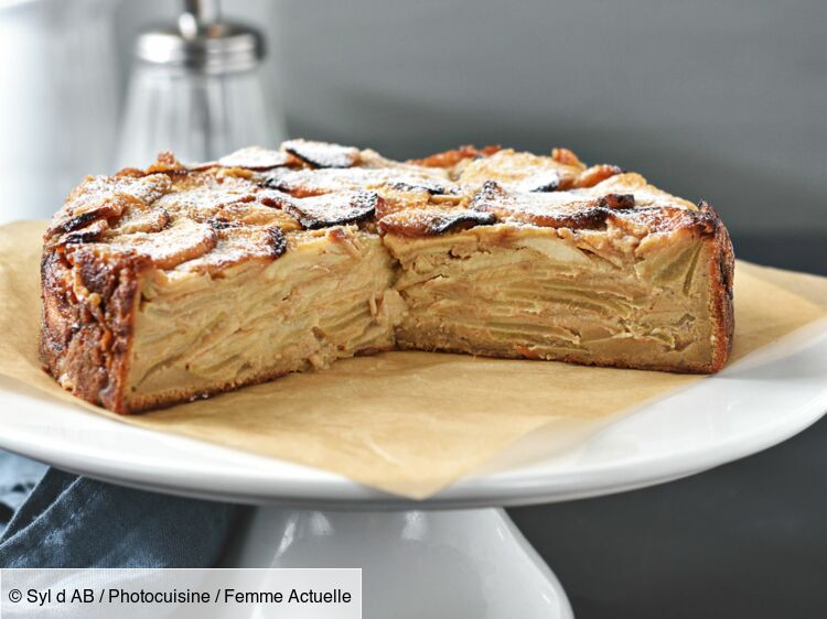 Gateau Invisible Aux Pommes Decouvrez Les Recettes De Cuisine De Femme Actuelle Le Mag