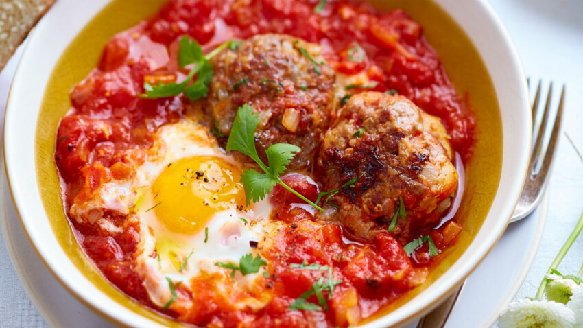 Tajine De Boulettes De Bœuf Aux œufs Rapide : Découvrez Les Recettes De ...