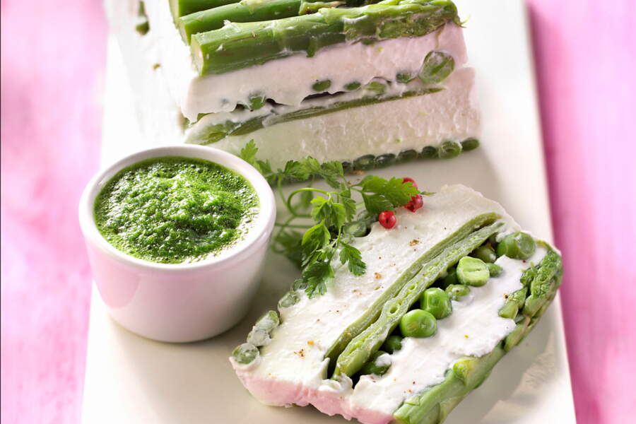 Les terrines végétariennes de l'été de la fraîcheur et de la