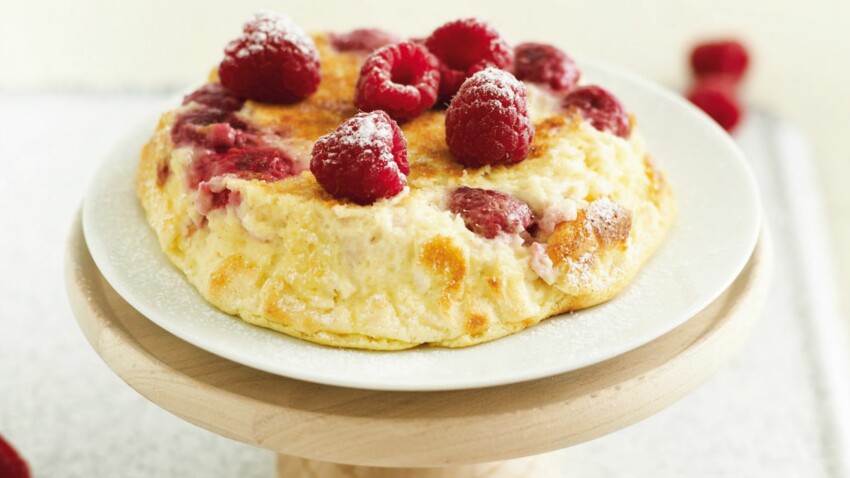 Gateau Au Fromage Blanc Aux Framboises Light Decouvrez Les Recettes De Cuisine De Femme Actuelle Le Mag