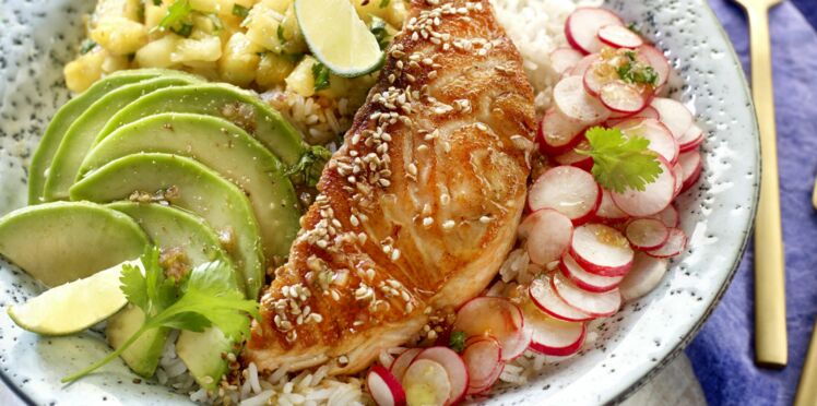 Poke Bowl Au Saumon Ananas Radis Et Avocat Decouvrez Les