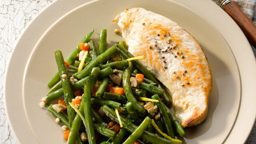 Haricots Verts Et Potimarron Saveurs Agrumes Decouvrez Les Recettes De Cuisine De Femme Actuelle Le Mag