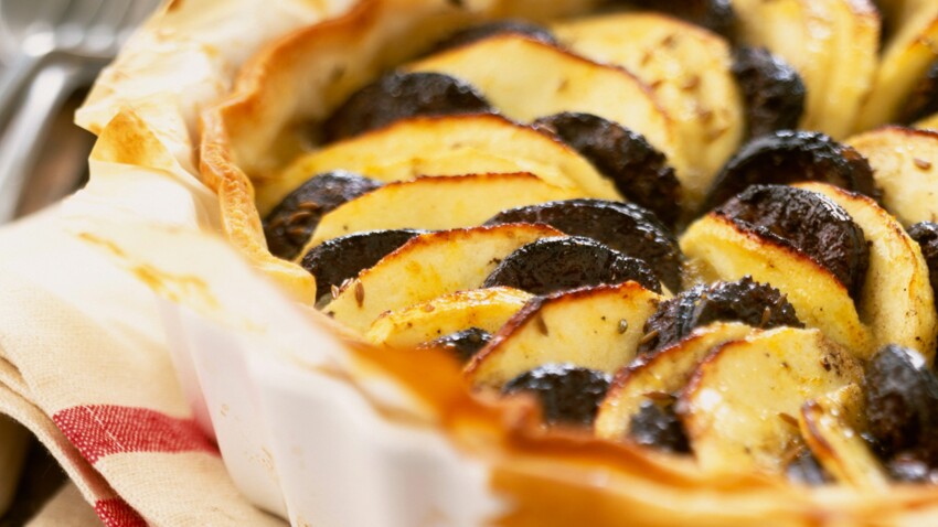 Tarte Aux Pommes Et Boudin Noir Decouvrez Les Recettes De Cuisine De Femme Actuelle Le Mag