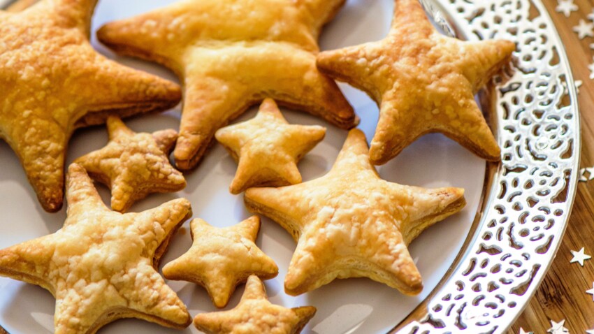 Feuilletés apéritifs de Noël en étoile 	 Feuilletes-aperitifs-de-noel-en-etoile