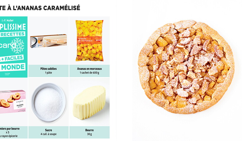 Tarte A L Ananas Caramelise Simplissime Picard Decouvrez Les Recettes De Cuisine De Femme Actuelle Le Mag