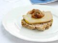 Toast de foie gras d'oie et son chutney figues et thym
