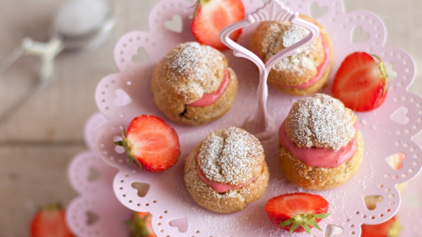 Petits Choux A La Creme De Mara Des Bois Decouvrez Les Recettes De Cuisine De Femme Actuelle Le Mag