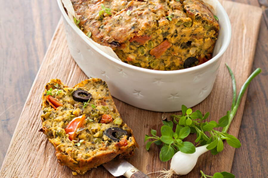 Les terrines végétariennes de l'été de la fraîcheur et de la