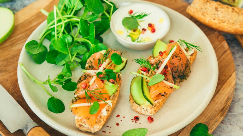 Tartines De Krisprolls Au Saumon Gravlax Decouvrez Les Recettes De Cuisine De Femme Actuelle Le Mag