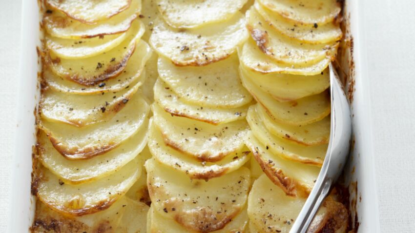 Rondelles de pommes de terre gratinées - 5 ingredients 15 minutes