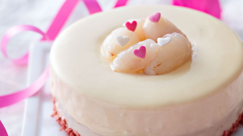 Tarte A La Creme De Noisette Et Mousse De Litchi Decouvrez Les Recettes De Cuisine De Femme Actuelle Le Mag