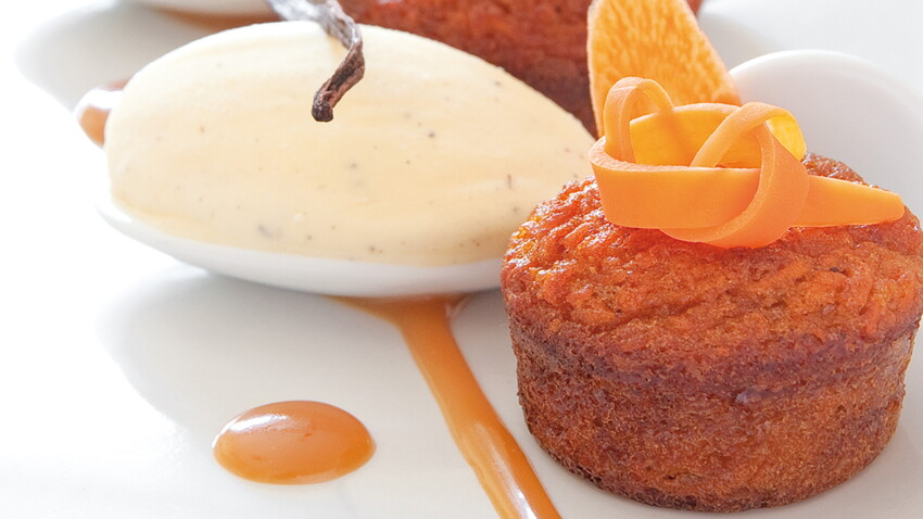 Carotte Cake Au Miel Et Vanille Caramel Au Beurre Sale Decouvrez Les Recettes De Cuisine De Femme Actuelle Le Mag