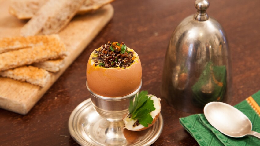 Oeuf A La Coque Et Quinoa Facile Et Rapide Decouvrez Les Recettes De Cuisine De Femme Actuelle Le Mag