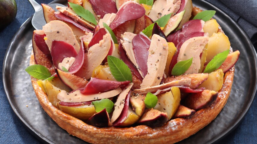 Tarte Merveilleuse Poires Magret Fumé Et Foie Gras Facile Et Rapide Découvrez Les Recettes