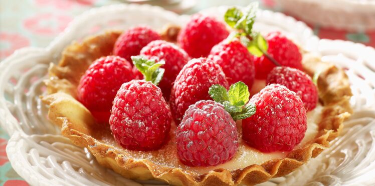 Tartelettes Au Chocolat Blanc Et Framboises