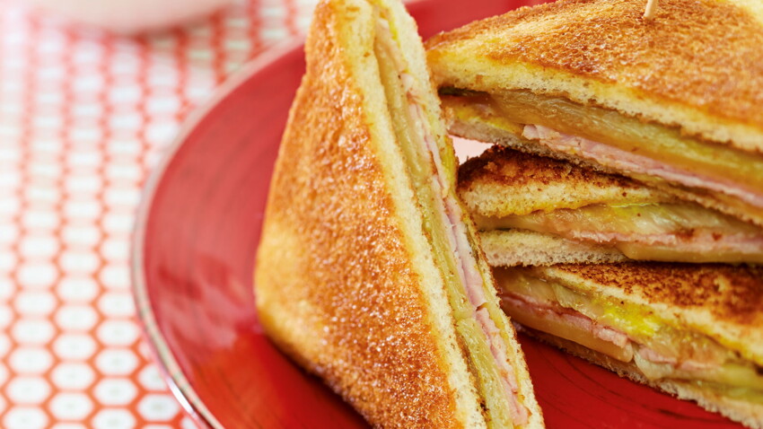 Croque Monsieur D Endives Au Comte Et Fleur De Sel Decouvrez Les Recettes De Cuisine De Femme Actuelle Le Mag