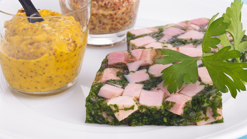 Jambon persillé en gelée rapide : découvrez les recettes de cuisine de