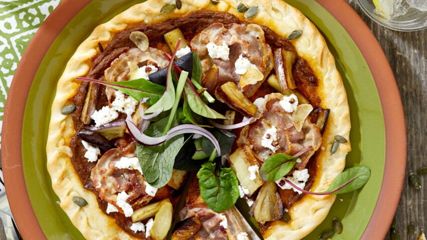 Pizza Au Caviar D Aubergines Facile Et Rapide Decouvrez Les Recettes De Cuisine De Femme Actuelle Le Mag