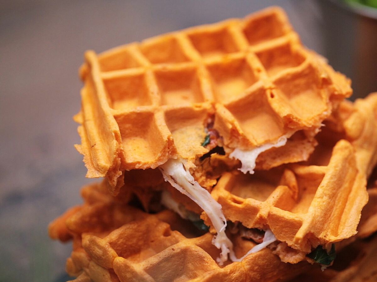 Gaufre aux légumes : découvrez les recettes de Cuisine Actuelle