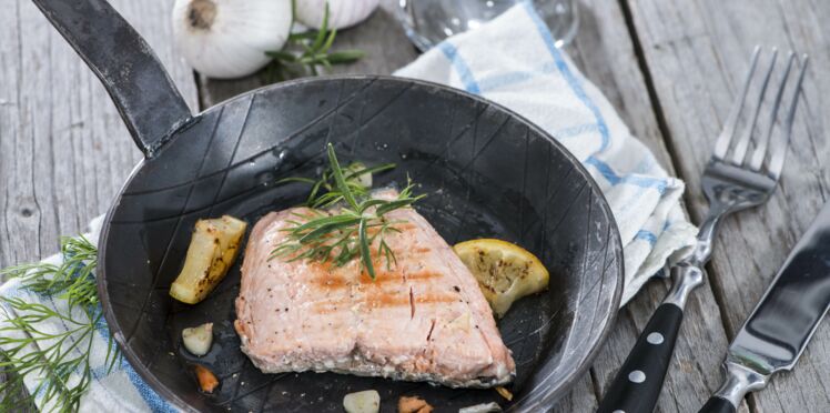 Filet De Saumon Poêle