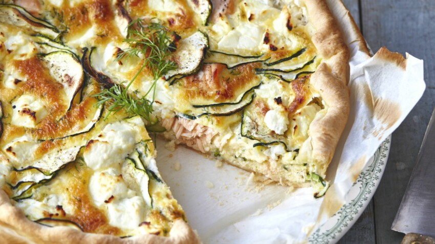 Quiche à La Courgette Et Au Thon Rapide Découvrez Les Recettes De