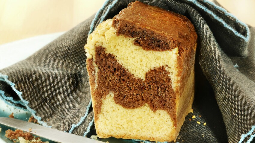 Cake Marbre Bicolore Au Chocolat Decouvrez Les Recettes De Cuisine De Femme Actuelle Le Mag