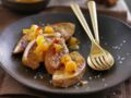 Escalopes de foie gras et chutney d’ananas