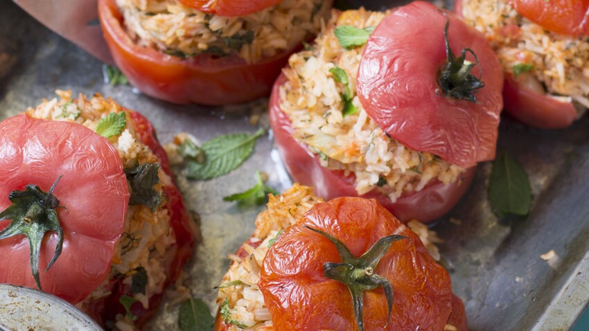 Tomates farcies riz : découvrez les recettes de cuisine de Femme ...