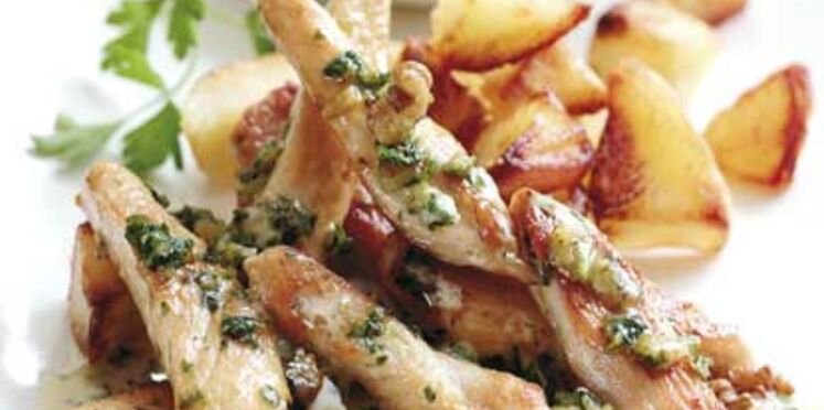 Aiguillettes De Poulet Au Pesto