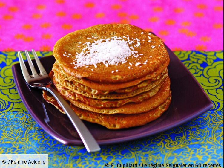 Pancakes à la farine de coco - Le Petit Monde d'Elodie