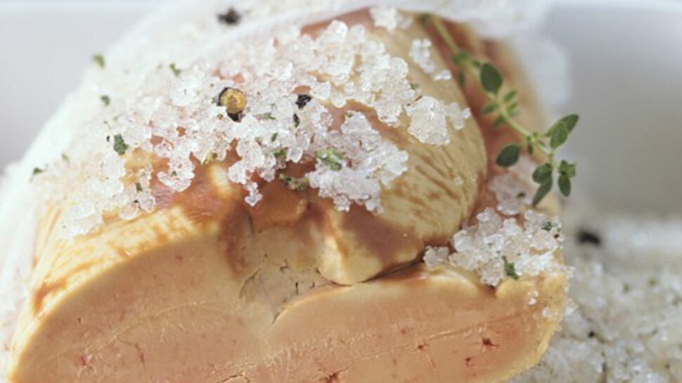 Recette de Foie gras de canard au sel de Guérande