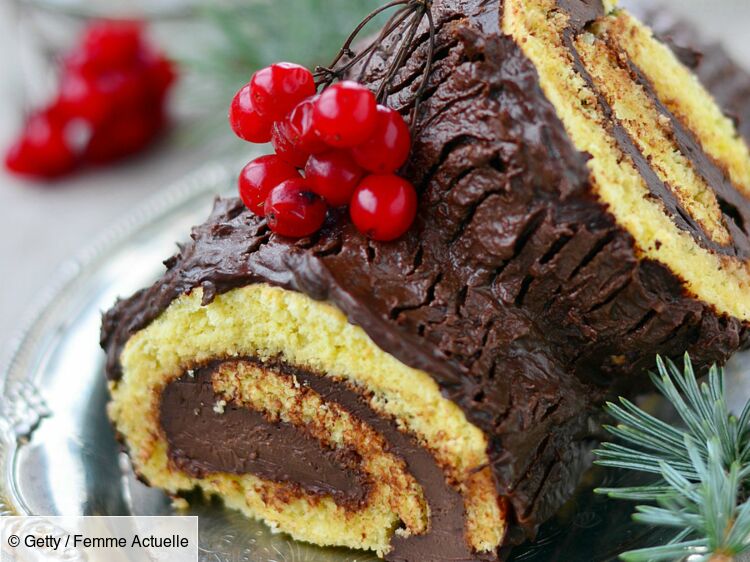 Bûche de Noël facile et rapide au chocolat : découvrez les recettes de  Cuisine Actuelle