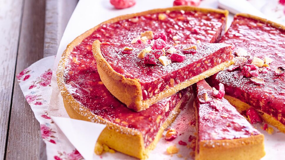 La vraie recette de la tarte aux pralines roses